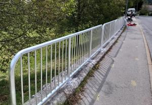 Postavitev ograje v Begunjah pri Cerknici 02 Foto Boštjan Otoničar